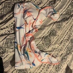 Size XL floral Bikini top